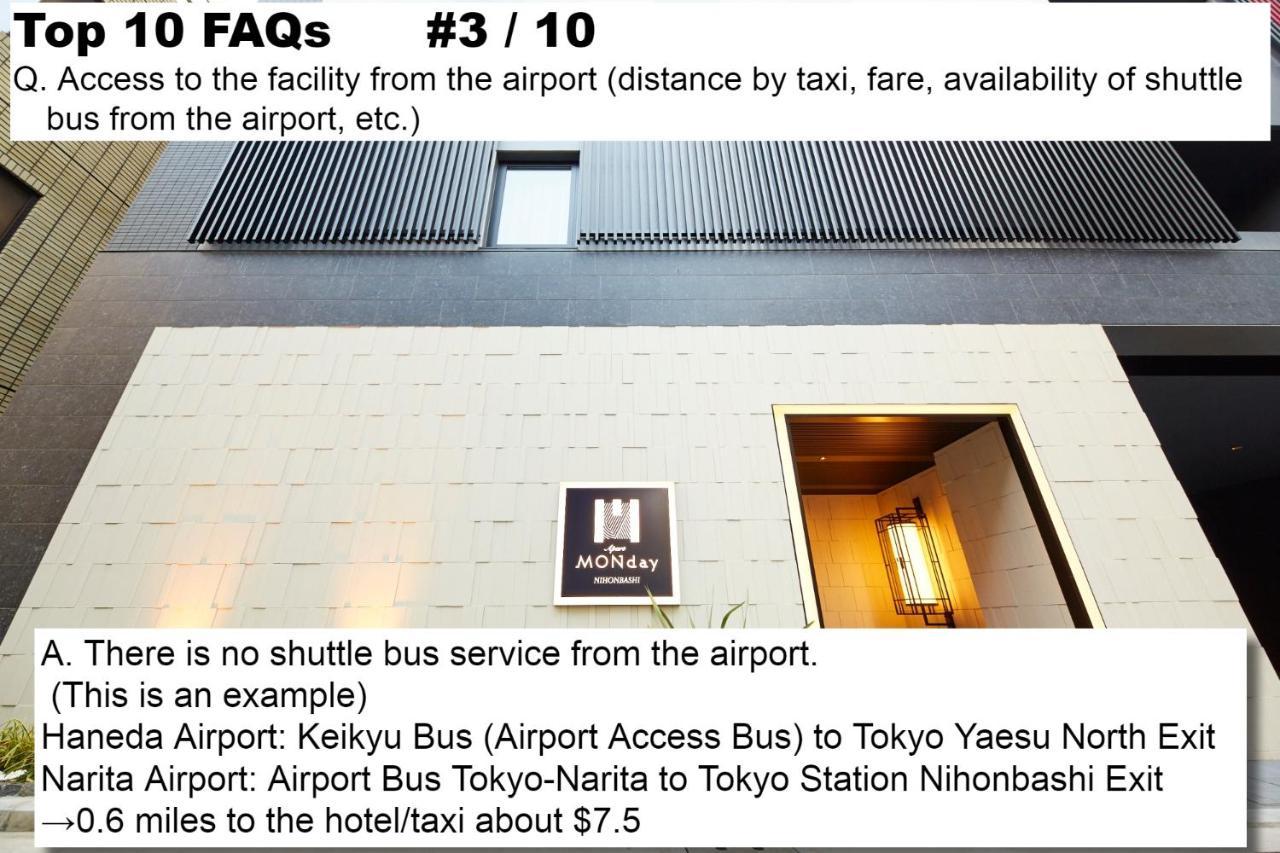 Monday Apart Premium Nihonbashi Tokyo Exterior photo